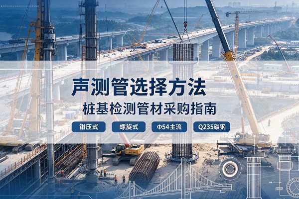 河西区声测管选型标准