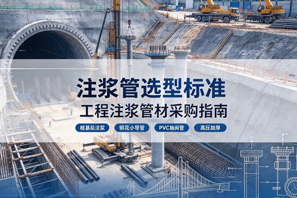 河西区注浆管选型标准